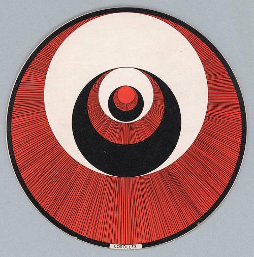 Rotorelief: Corolles (recto), Lampe (verso)