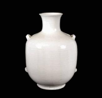 Liao-Style White Ware Flask with Lug Handles