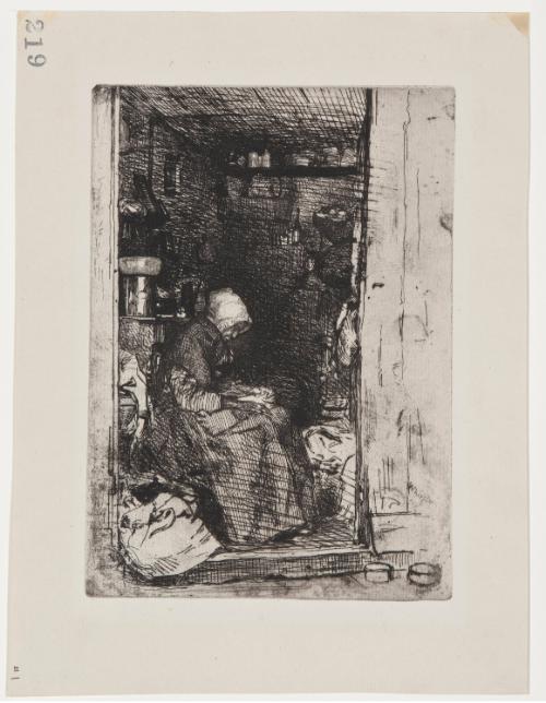 La Vieille aux Loques (The Rag Picker) from Twelve Etchings from Nature