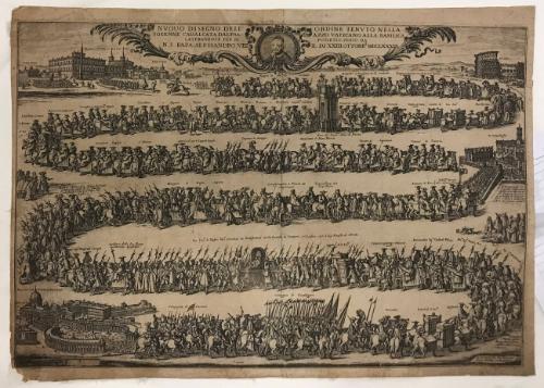 Pope Alexander VIII Procession of the Vatican