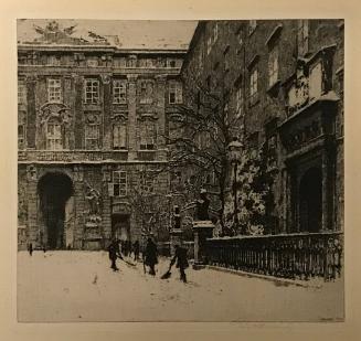 In the Castle Court of Vienna Hofburg Looking Toward Michaelerplatz Passage