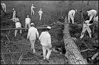 Clearing land, Ellis Unit, Texas from the series Conversations with the Dead