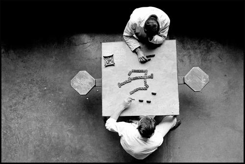 Cell block table, Walls Unit, Texas from the series Conversations with the Dead