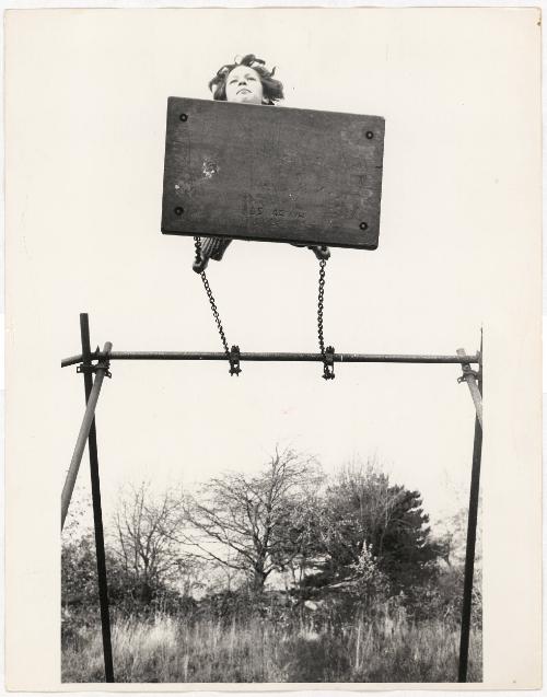 Girl on Swing, Summerhill School, England