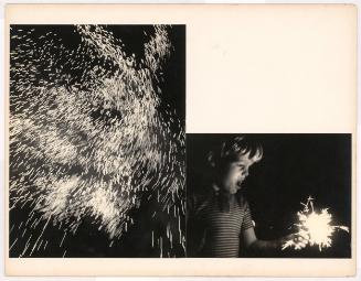 Fireworks and Boy with Firecracker, Summerhill School, England