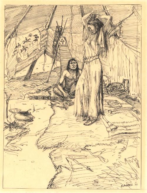 Native American scene