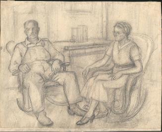 Study for The Old Folks (Mother and Father)