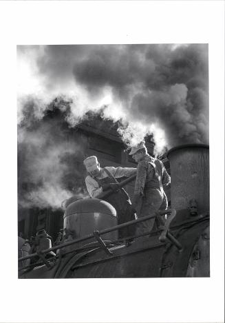 Sanding Locomotive, Denver & Rio Grande Western Railroad, Durango, Colorado