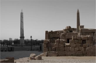 Luxor Obelisks in Paris from the series Home Outside of Home