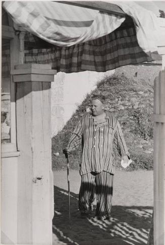 Man in pajamas, near the Black Sea, Georgia, U.S.S.R.