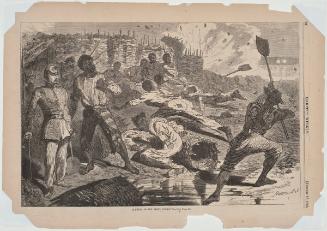 A Shell in the Rebel Trenches. from Harper’s Weekly