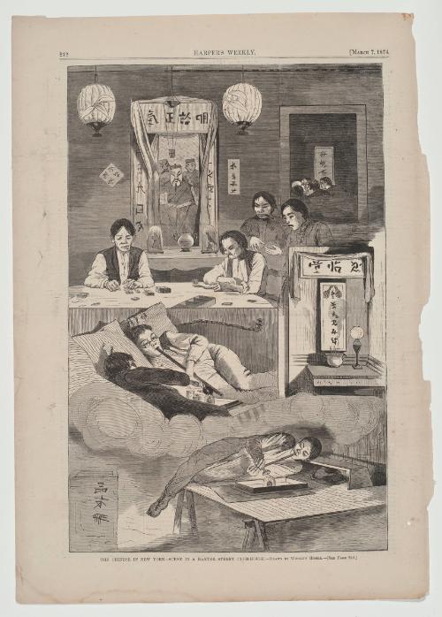 The Chinese in New York from Harper’s Weekly