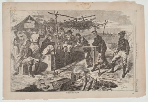 Thanksgiving in Camp from Harper’s Weekly