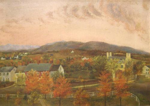 View of the Battell House, Middlebury, Vermont