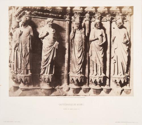 Cathedrale de Reims. Figures du Grand Portail, Pl. 2 
Plate 321 from L’Art Religieux. Architecture. Sculpture. Peinture