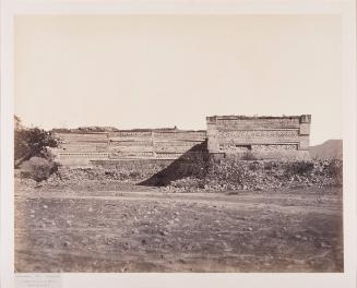 Grand Palais, A Mitla: Facade Occidentale, Plate 8 from Cités et ruines américaines