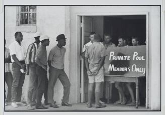 Cairo, Illinois from the series Memories of the Southern Civil Rights Movement 
The public swimming pool has been changed into a “private pool” in order to remain segregated.