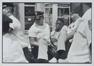 Albany, Georgia from the series Memories of the Southern Civil Rights Movement 
Eddie Brown, former gang leader and movement activist is arrested.