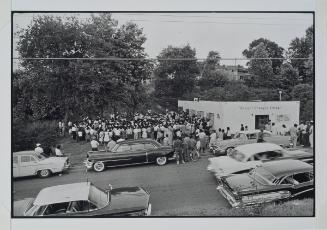 Danville, Virginia, additional photograph from the series Memories of the Southern Civil Rights Movement
Mass meeting outside a church the week of the “Bloody Monday” demonstrations.