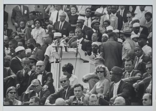 The March on Washington, additional photograph from the series Memories of the Southern Civil Rights Movement
SNCC Chairman John Lewis speaks at the March on Washington