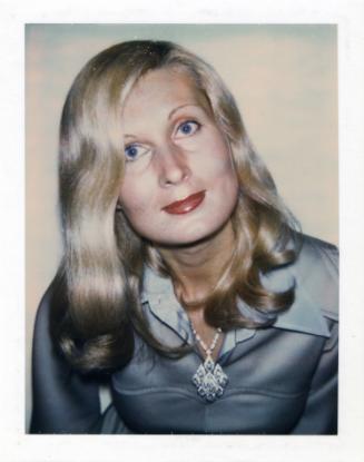 Unidentified Woman [young blond in blue polyester blazer]