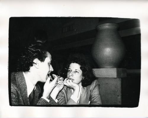 Fran Lebowitz and Unidentified Man