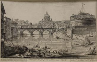 Veduta del Ponte e Castello Sant’Angelo [View of the Bridge and Fortress of Sant’Angelo]