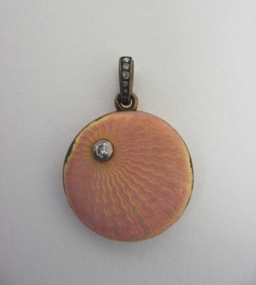 Pink Enamel Locket