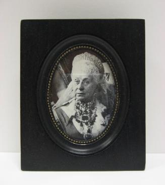 Black wooden frame with reproduction photograph of Alexandra Iosifovna (Josifovna) (1830–1911)