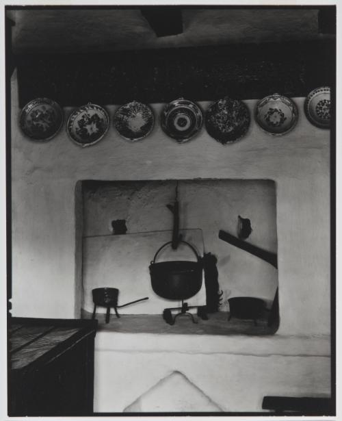 Hearth, House from Dragus Village Museum, Bucharest, Romania