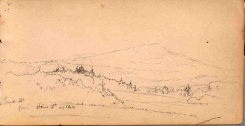 Lowell Mt from Stowe Vt Aug 1862