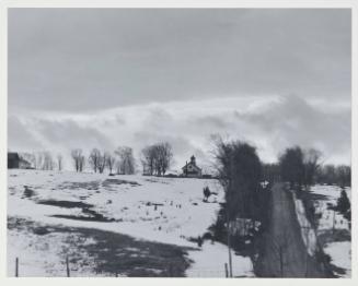 Cornwall, Vt. [hill with with melting snow] from the series Middlebury, Vermont