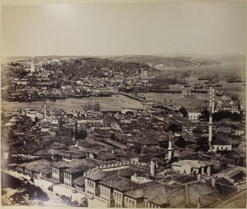 View of the Golden Horn, Istanbul, from an album entitled Egypt, Turkey, Greece