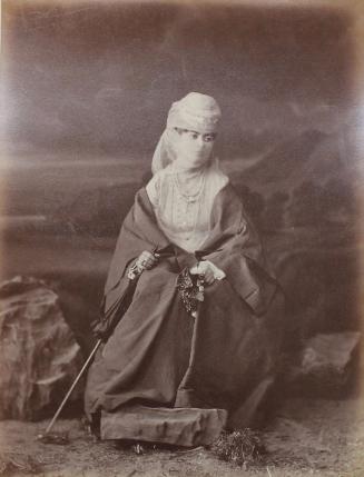 Studio Portrait from an album entitled Egypt, Turkey, Greece