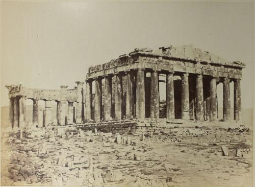 The Parthenon from the Southwest from an album of photographs entitled Egypt, Turkey, Greece