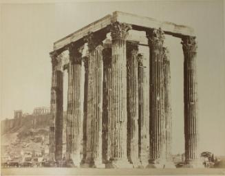 Temple of Zeus from the Southeast from an album of photographs entitled Egypt, Turkey, Greece