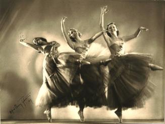 “Old Gold” Advertisement with Three Dancers