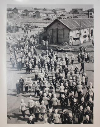 Lunch break for textile workers, China; Two more textile factories are planned for this town