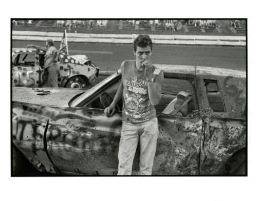 Demo Driver, Wall Stadium, New Jersey  from the series The Pits