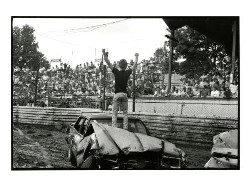 Winner, Demo Derby, Wall Stadium, New York  from the series The Pits