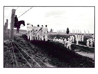 The line, Ferguson Unit, Texas from the series Conversations with the Dead