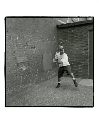 Arsenio Playing Wiffleball from the series Let Them Kill Themselves, Bushwick, Brooklyn, NY