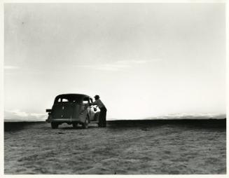 Car on the plains, Washington City, Colorado