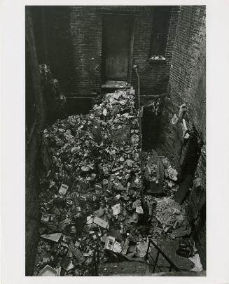 An abandoned building was now a hideaway for derelicts. On a bare mattress lay the body of a man in his mid-thirties. One window was open and the garbage flowed in