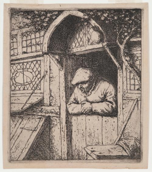 Peasant Leaning on His Doorway