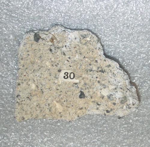 Byzantine concrete, finely ground composition