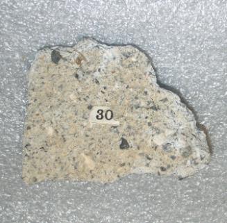 Byzantine concrete, finely ground composition