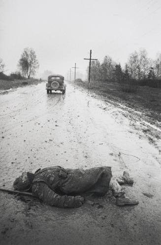 Soldier in the Road, Smolensk Front, 10 Minutes from Moscow