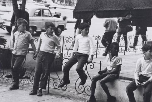 Children at a Street Corner, Havana, Cuba