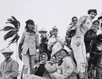 Cuban Youths [some snacking on sugar cane]